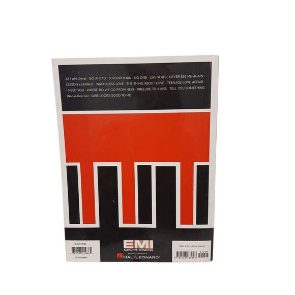 Alicia Keys Music Song Book As I Am Piano Vocal Guitar Artist Paperback Contemp - Picture 11 of 14